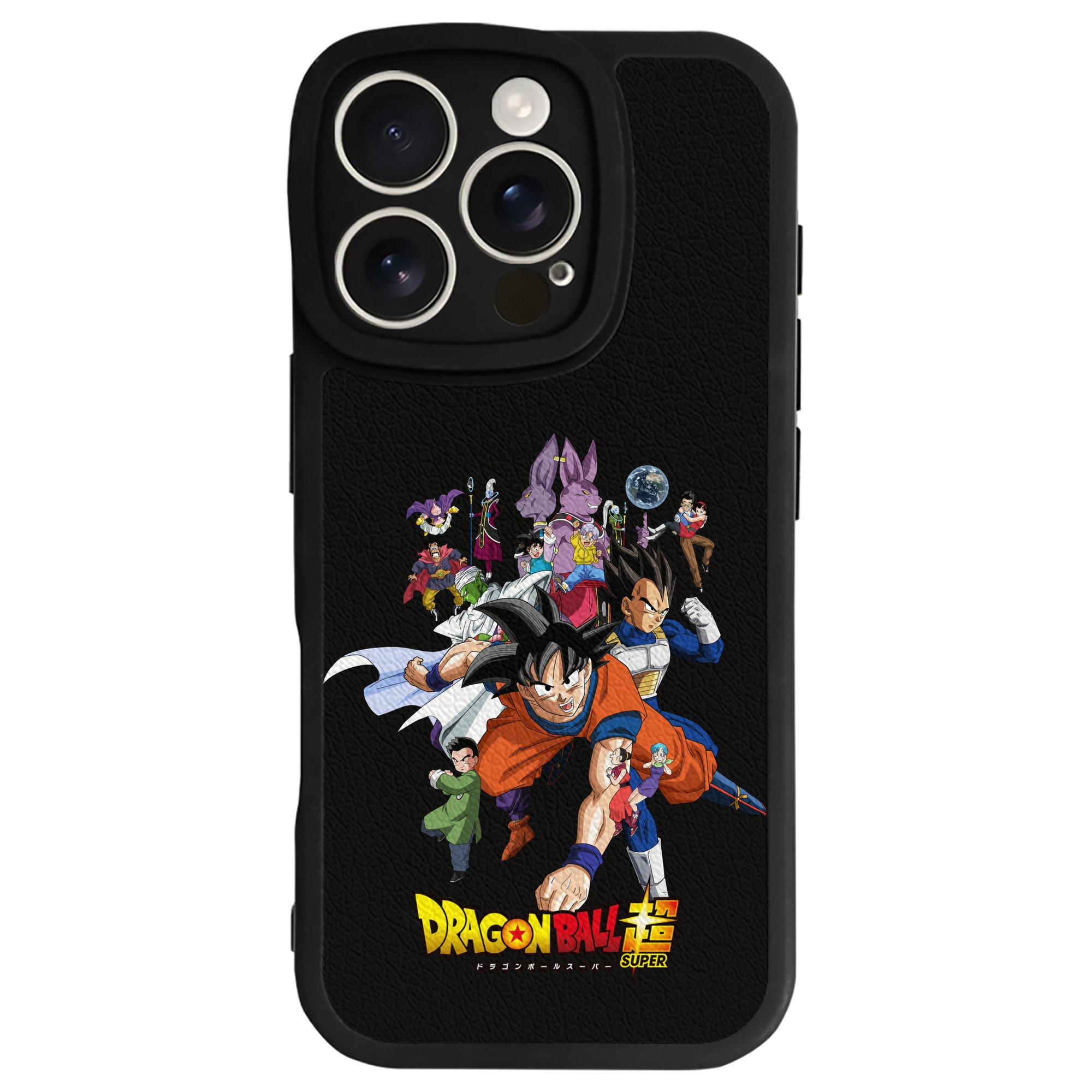 （画像用） ドラゴンボール DRAGON BALL 【iPhone 16シリーズ対応】シリコンスマホケース（レザー調） 材質：シリコン